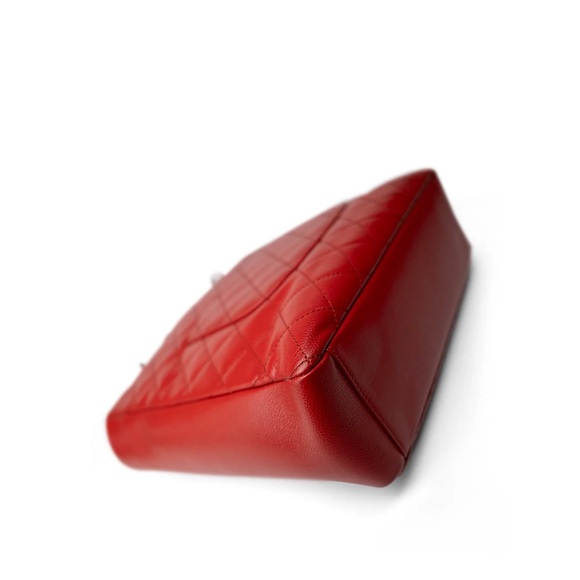 RARE!!! CHANEL PST XL RED QUILTED CAVIAR - Picture 11 of 16